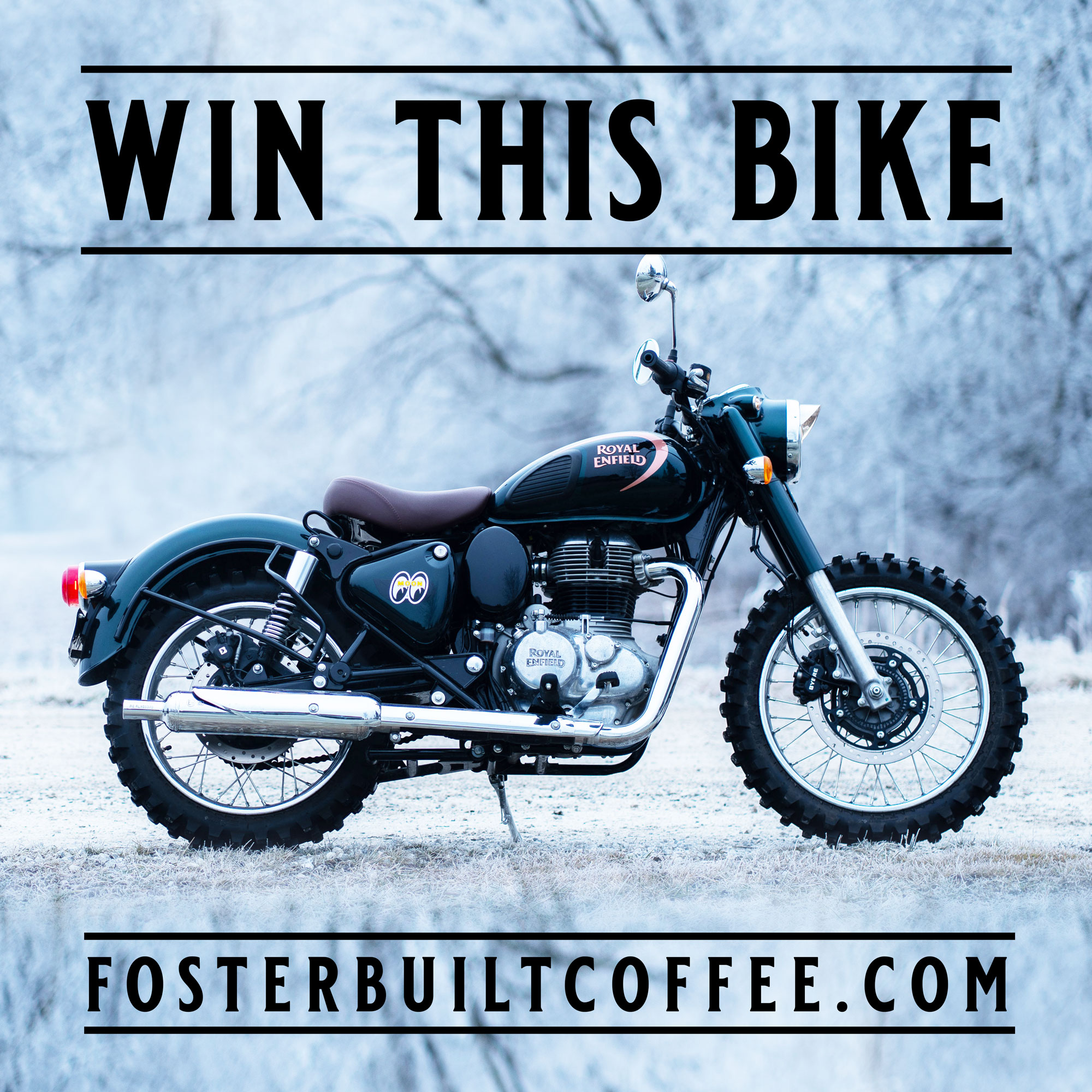 FosterBuilt Coffee giveaway campaign